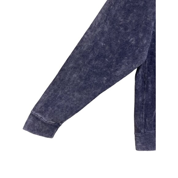 And Now This Acid Wash Fleece Crewneck Sweatshirt Men's Size Medium Blue NEW NWT - Picture 3 of 9